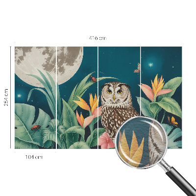 Fototapeta fizelinowa z nadrukiem Księżycowe safari