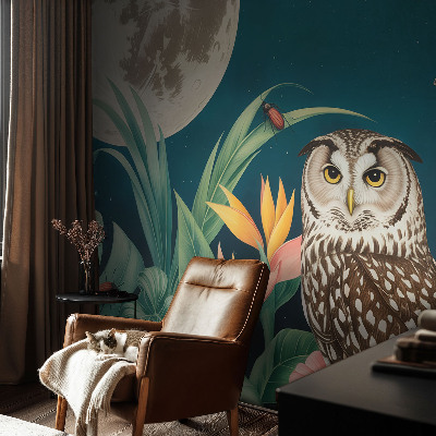 Fototapeta fizelinowa z nadrukiem Księżycowe safari