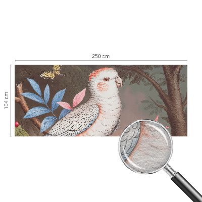 Fototapeta fizelinowa do sypialni z motywem tropikalnej natury