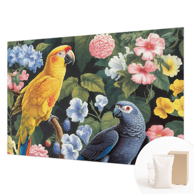 Tapeta fotograficzna fizelinowa Egzotyczne ptaki