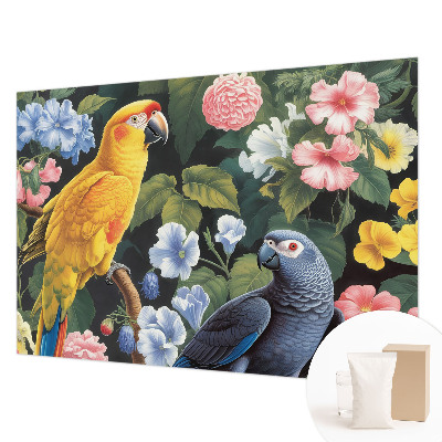 Tapeta fotograficzna fizelinowa Egzotyczne ptaki