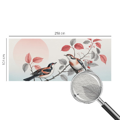 Nowoczesna fototapeta do salonu Ptaki siedzące