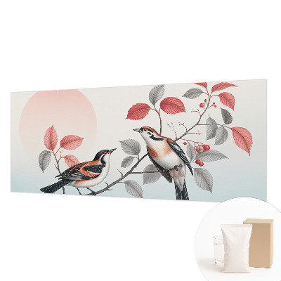 Nowoczesna fototapeta do salonu Ptaki siedzące