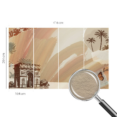 Fototapeta fizelinowa do sypialni Egzotyczna podróż