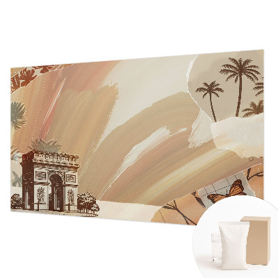 Fototapeta fizelinowa do sypialni Egzotyczna podróż