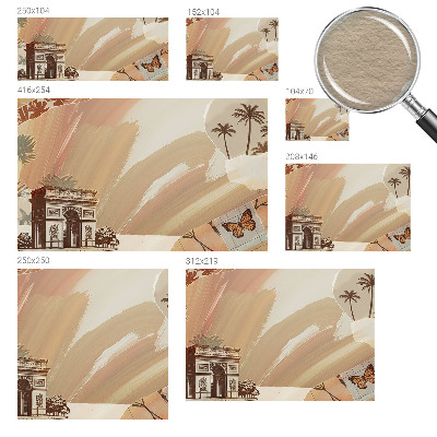 Fototapeta fizelinowa do sypialni Egzotyczna podróż