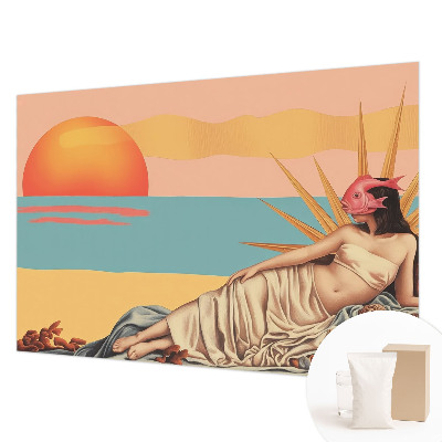 Fototapeta fizelinowa z nadrukiem Zachód surrealizmu