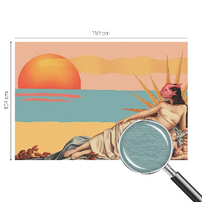 Fototapeta fizelinowa z nadrukiem Zachód surrealizmu