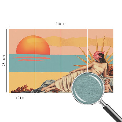 Fototapeta fizelinowa z nadrukiem Zachód surrealizmu