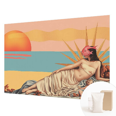 Fototapeta fizelinowa z nadrukiem Zachód surrealizmu