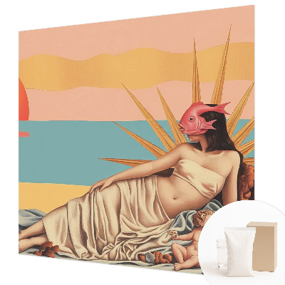 Fototapeta fizelinowa z nadrukiem Zachód surrealizmu