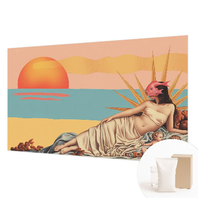 Fototapeta fizelinowa z nadrukiem Zachód surrealizmu