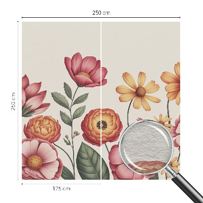 Tapeta fotograficzna Kwiatowa kompozycja