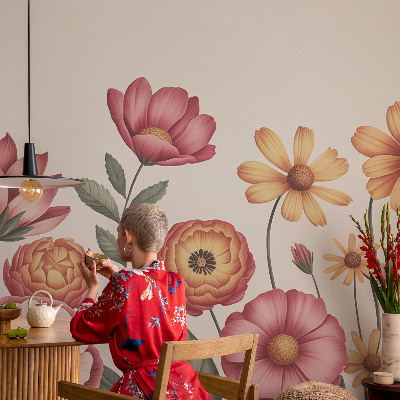 Tapeta fotograficzna Kwiatowa kompozycja