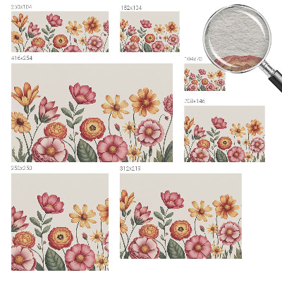 Tapeta fotograficzna Kwiatowa kompozycja