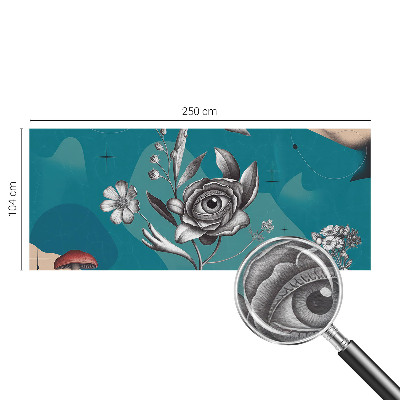 Dekoracyjna fototapeta na ścianę Kwiatowe oko