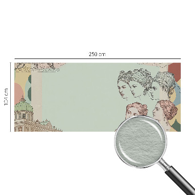 Nowoczesna fototapeta do salonu Klasyczny kolaż