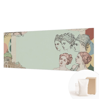 Nowoczesna fototapeta do salonu Klasyczny kolaż