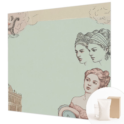 Nowoczesna fototapeta do salonu Klasyczny kolaż