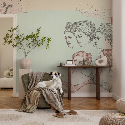 Nowoczesna fototapeta do salonu Klasyczny kolaż