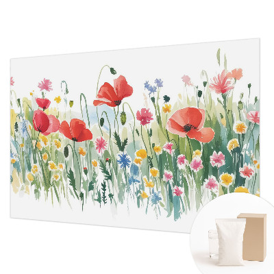 Fototapeta fizelinowa z nadrukiem Letnia łąka