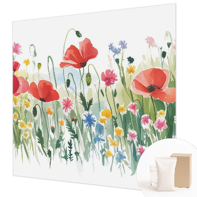 Fototapeta fizelinowa z nadrukiem Letnia łąka