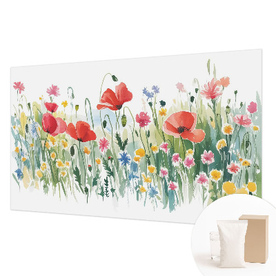 Fototapeta fizelinowa z nadrukiem Letnia łąka