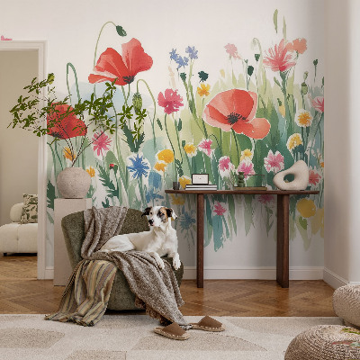 Fototapeta fizelinowa z nadrukiem Letnia łąka