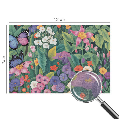 Fototapeta fizelinowa do sypialni Kwiatowa eksplozja