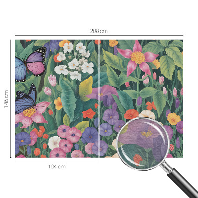 Fototapeta fizelinowa do sypialni Kwiatowa eksplozja