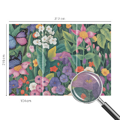 Fototapeta fizelinowa do sypialni Kwiatowa eksplozja