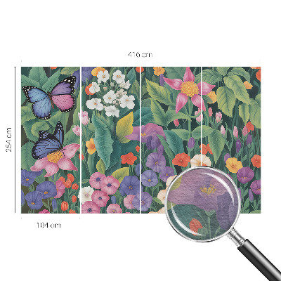 Fototapeta fizelinowa do sypialni Kwiatowa eksplozja