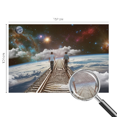 Fototapeta na ścianę z motywem kosmicznej wędrówki
