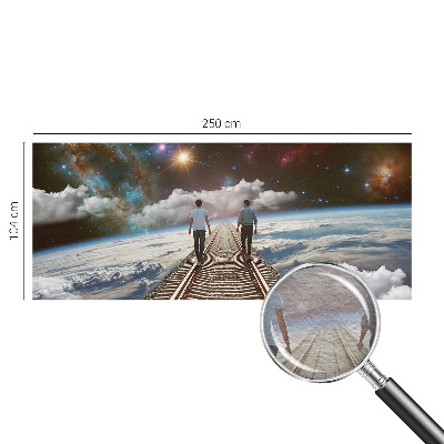 Fototapeta na ścianę z motywem kosmicznej wędrówki