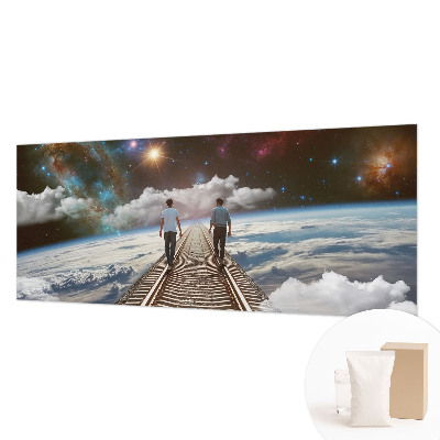 Fototapeta na ścianę z motywem kosmicznej wędrówki
