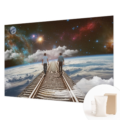 Fototapeta na ścianę z motywem kosmicznej wędrówki