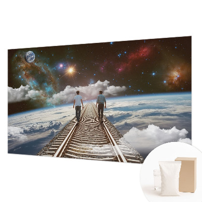 Fototapeta na ścianę z motywem kosmicznej wędrówki