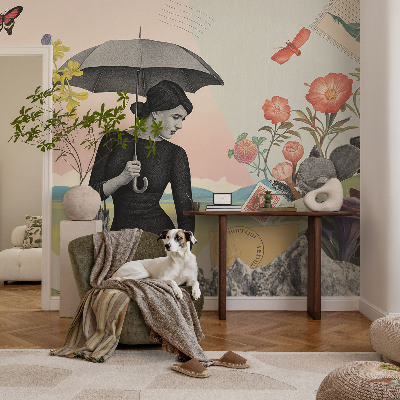 Tapeta fotograficzna Kolaż romantyczny