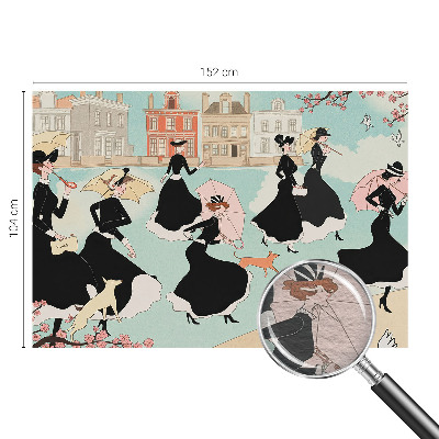 Tapeta fotograficzna fizelinowa Kobiety spacerujące