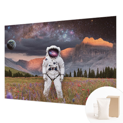 Dekoracyjna fototapeta na ścianę z motywem kosmicznego pejzażu