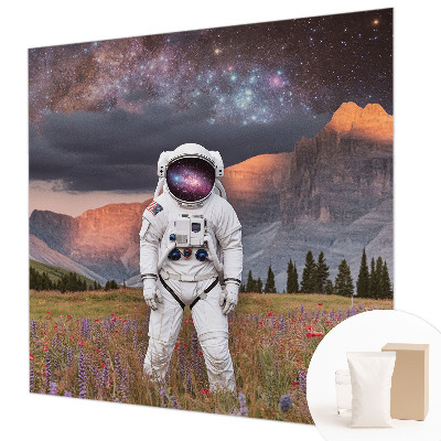 Dekoracyjna fototapeta na ścianę z motywem kosmicznego pejzażu