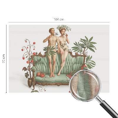 Fototapeta fizelinowa z nadrukiem Tajemnicza elegancja