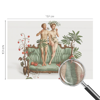 Fototapeta fizelinowa z nadrukiem Tajemnicza elegancja