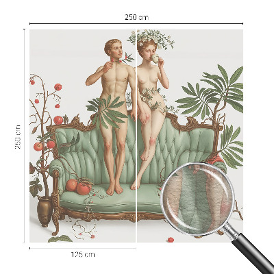 Fototapeta fizelinowa z nadrukiem Tajemnicza elegancja