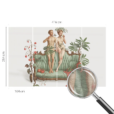 Fototapeta fizelinowa z nadrukiem Tajemnicza elegancja