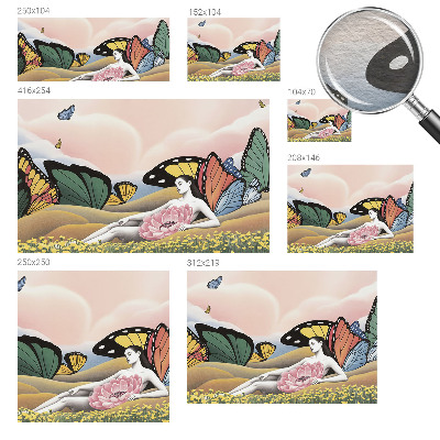 Fototapeta na ścianę Motylowa łąka