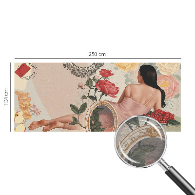 Tapeta fotograficzna z motywem kwiatowej elegancji