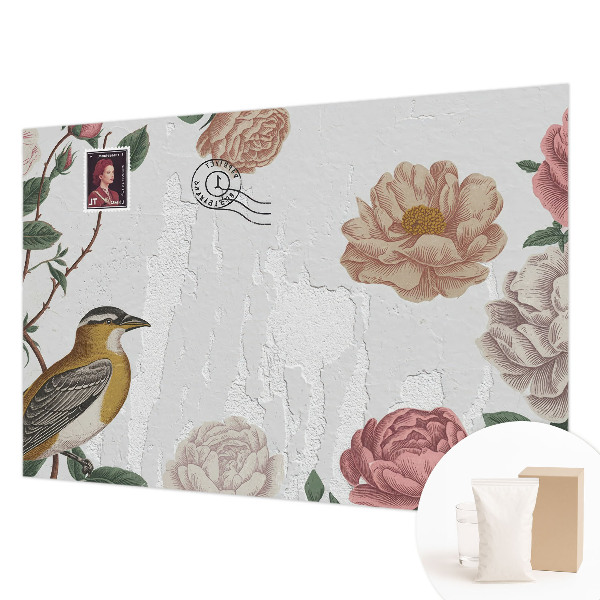 Nowoczesna fototapeta do salonu Kwiaty vintage