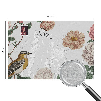 Nowoczesna fototapeta do salonu Kwiaty vintage