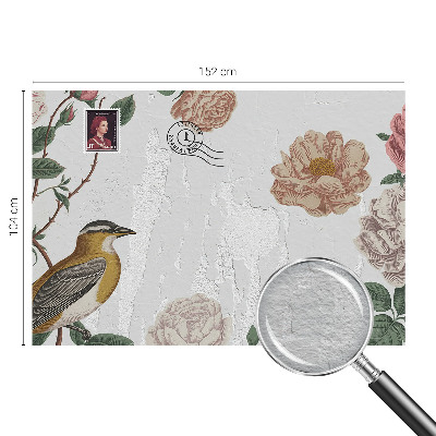 Nowoczesna fototapeta do salonu Kwiaty vintage